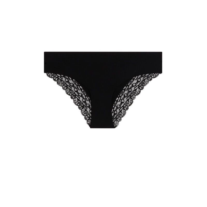 culotte en micro uni - noir culotte en micro uni - noir;