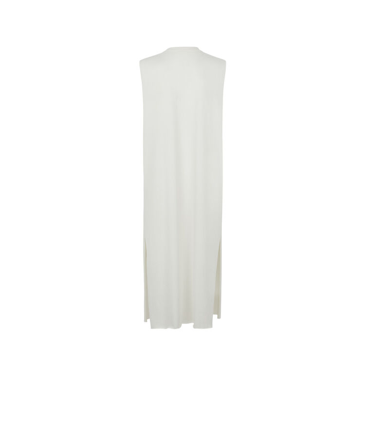 Robe sans manches unie - blanc blanc.