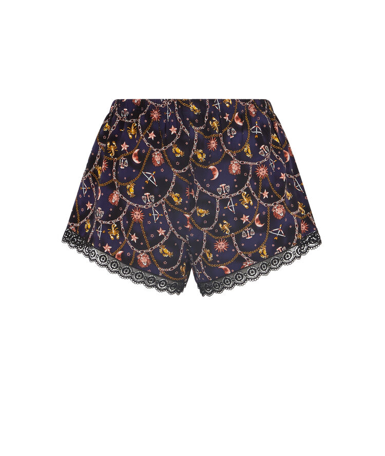 Short imprimé astro - noir noir.