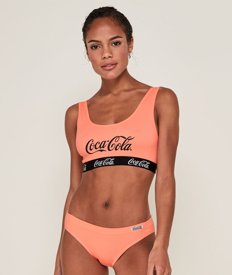 Culotte en coton coca-cola - rose rose.