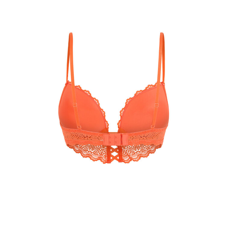 Soutien-gorge orange bustier push mahaliz Soutien-gorge orange bustier push mahaliz;