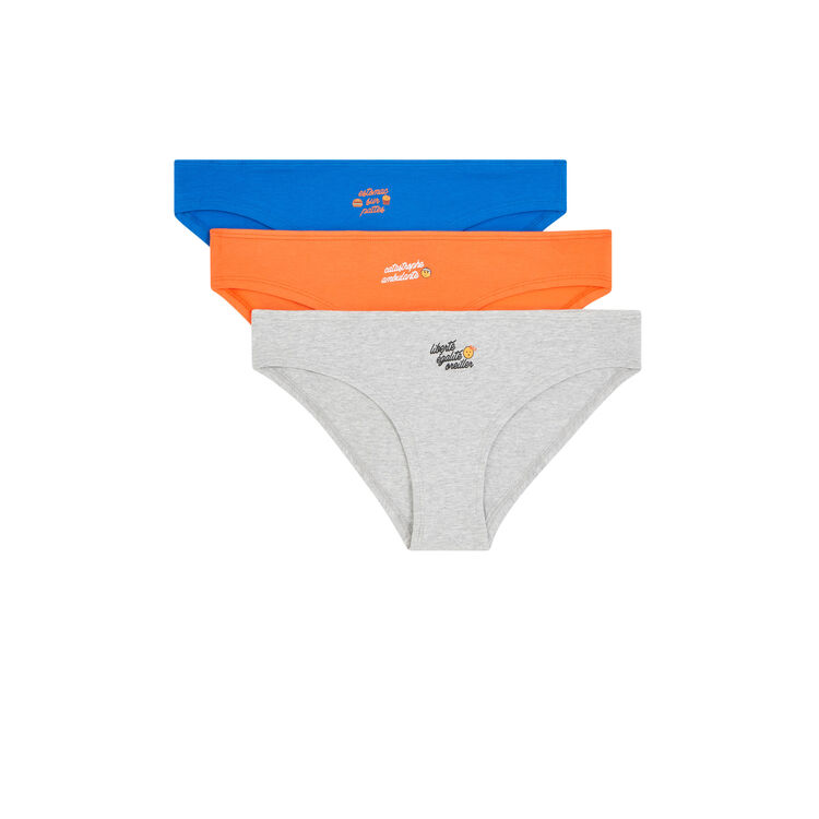 Lot de 3 culottes coton bio catatiz Lot de 3 culottes coton bio catatiz;