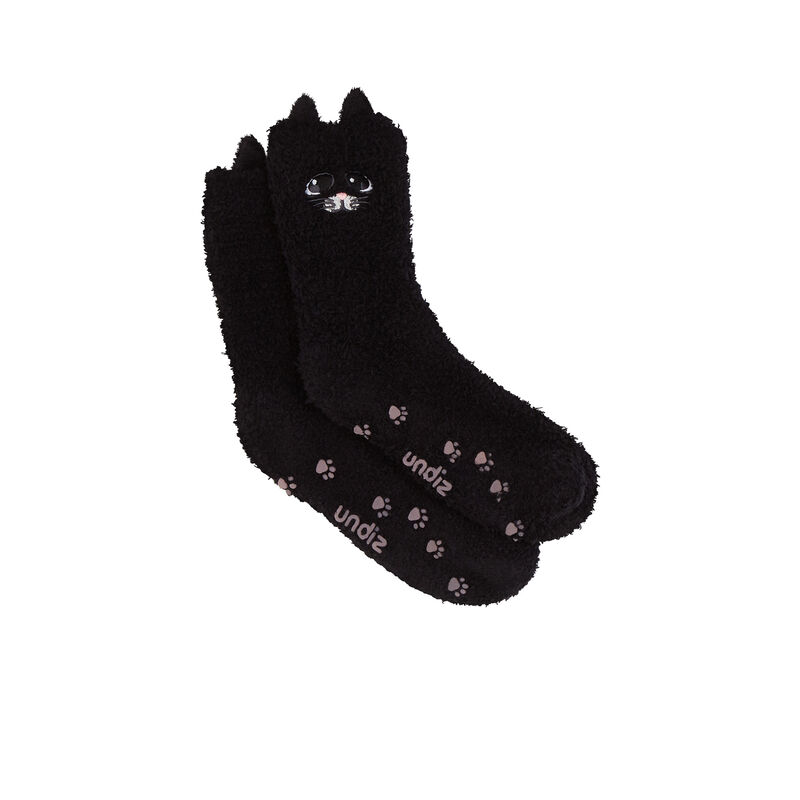 chaussettes chaton mignon - noir chaussettes chaton mignon - noir;