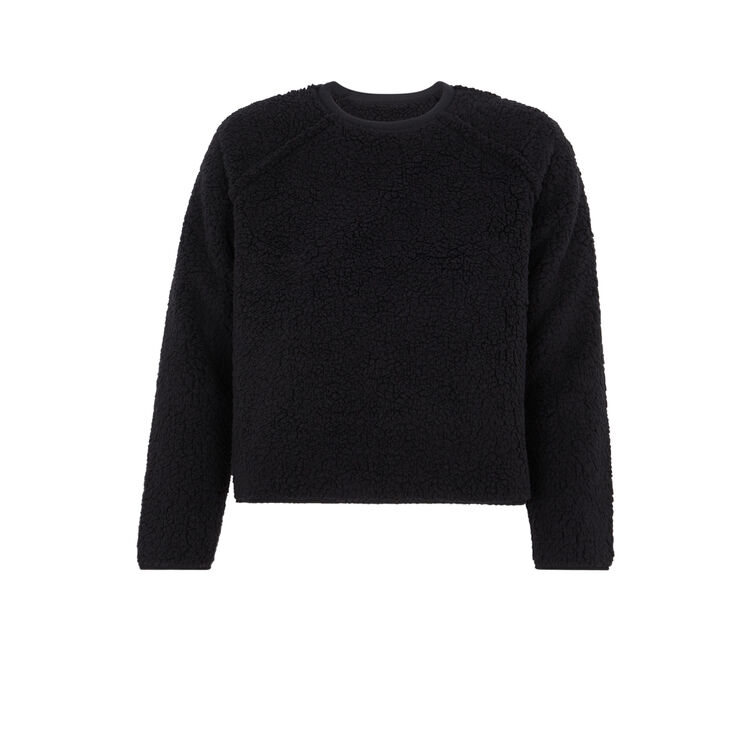 Sweat polaire réversilble sherpiz noir.