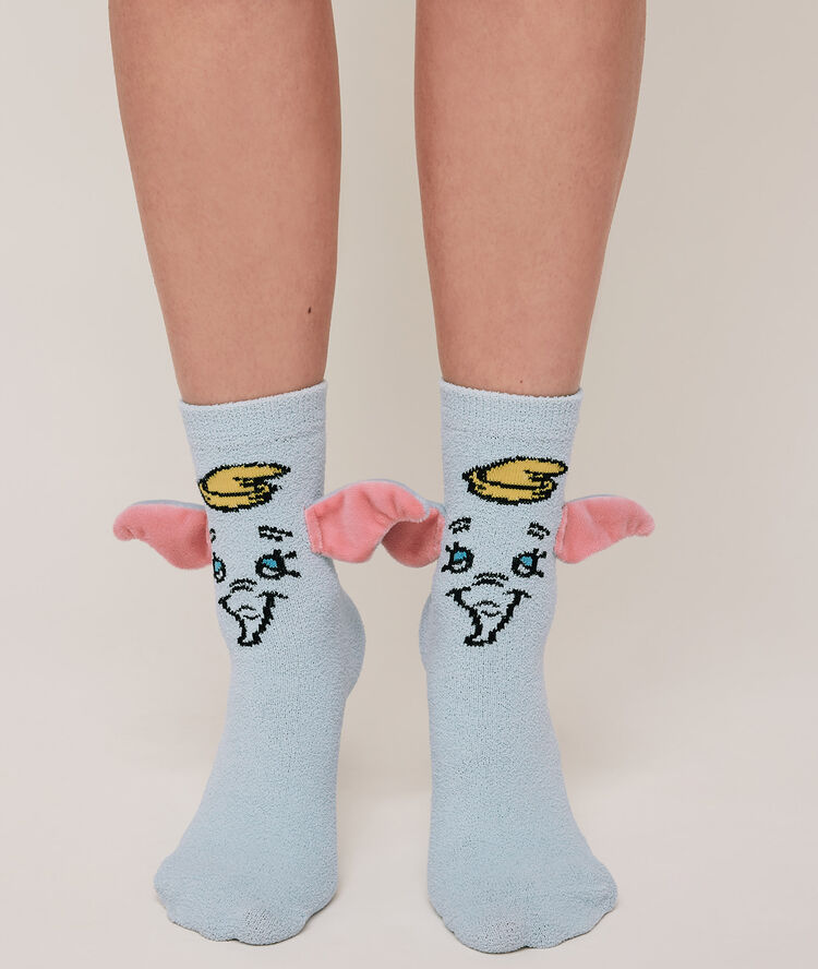 Sokken met dumbo print dumboliz blauw.