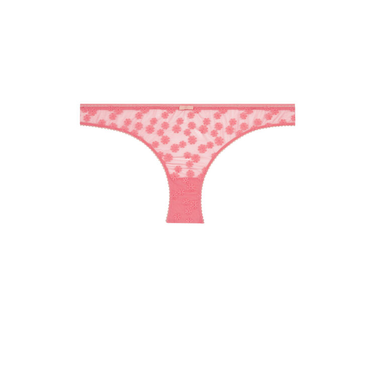 Culotte embroderiz rose Culotte embroderiz rose;