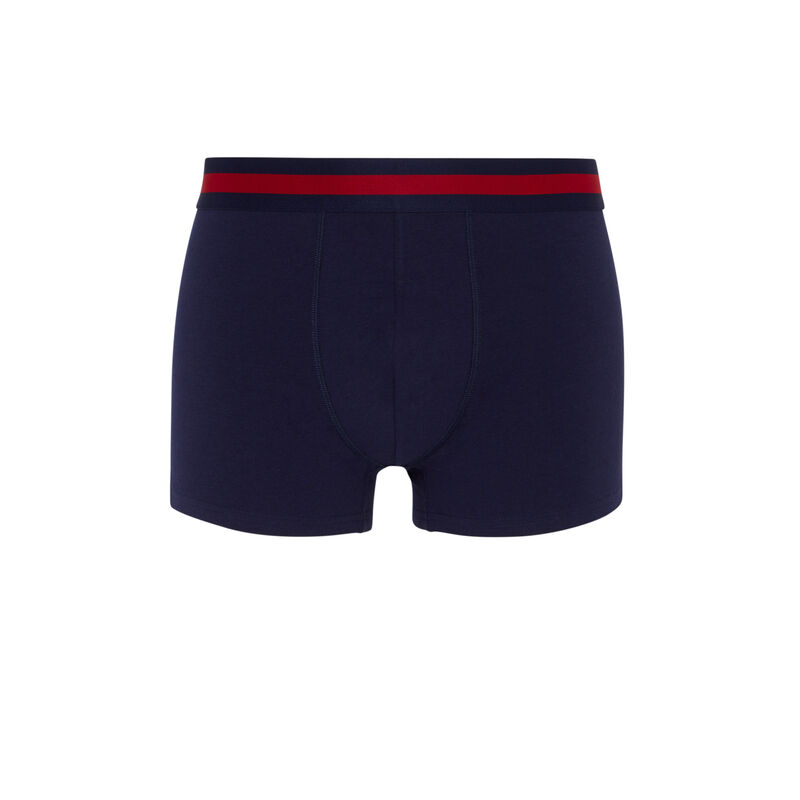 boxer en coton - bleu marine boxer en coton - bleu marine;
