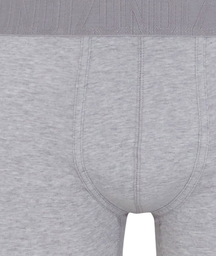 Boxer coton bio oreliz gris.