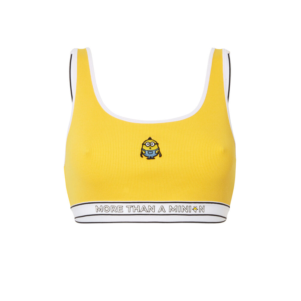 Brassière les minions® à détail élastique- jaune jaune.