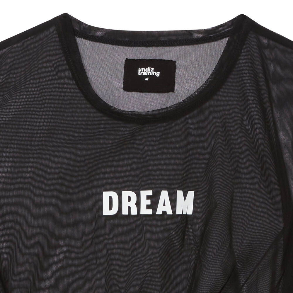 Transparante sport top met knoop - zwart zwart.
