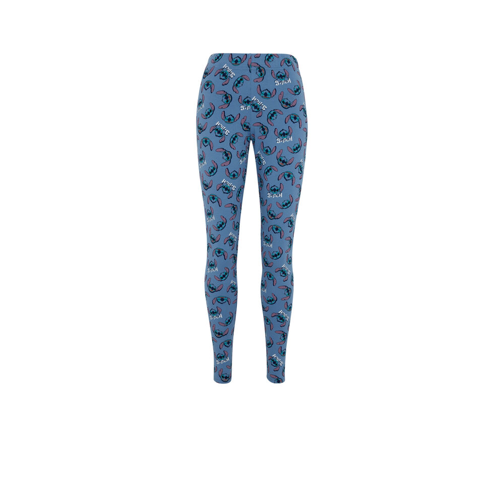 Legging imprimé stitch - bleu bleu.