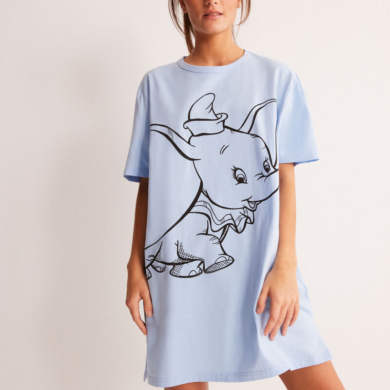 tuniek met Dumbo print - lichtblauw tuniek met Dumbo print - lichtblauw;