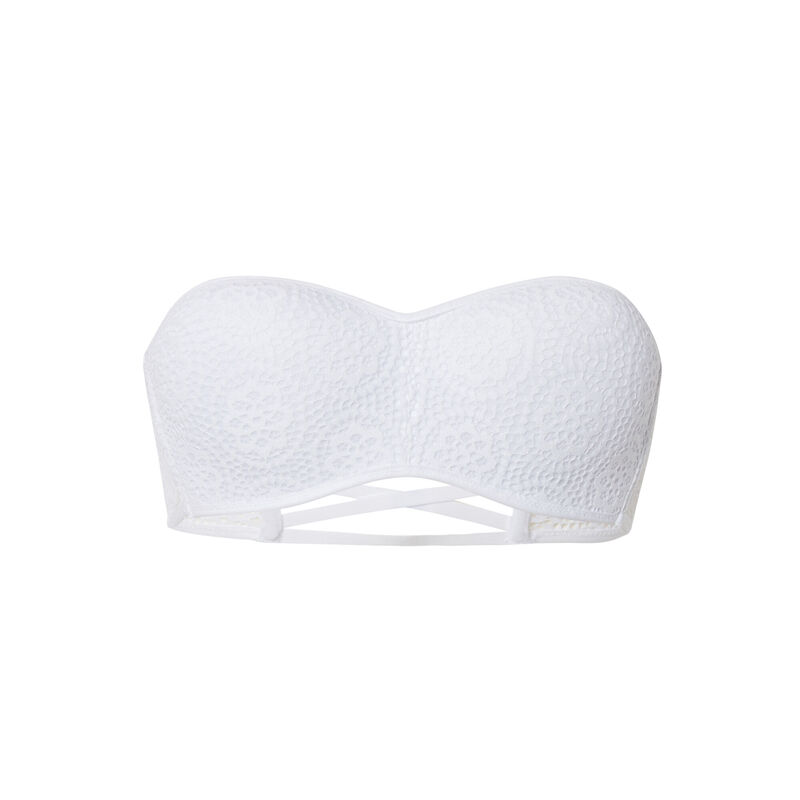 Soutien-gorge bandeau - blanc Soutien-gorge bandeau - blanc;