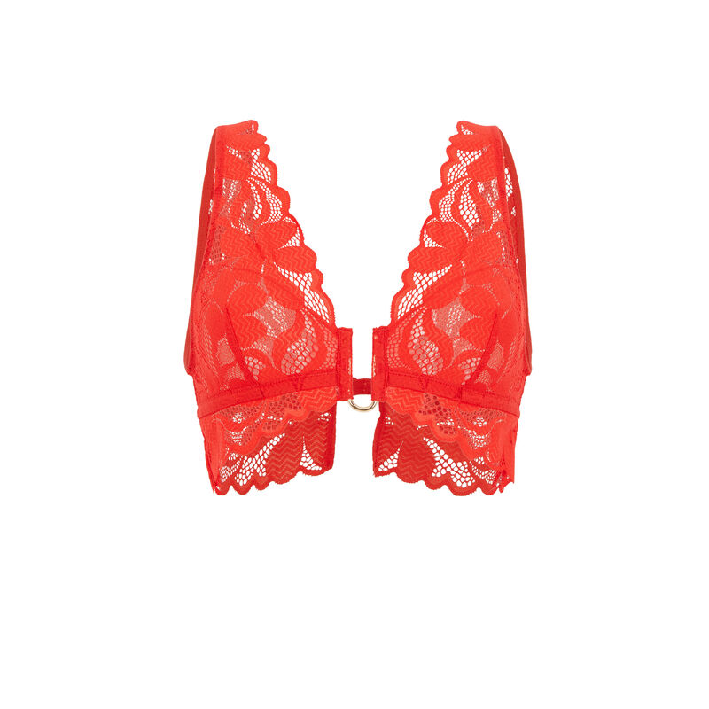 Soutien-gorge brassière sans armatures - rouge Soutien-gorge brassière sans armatures - rouge;
