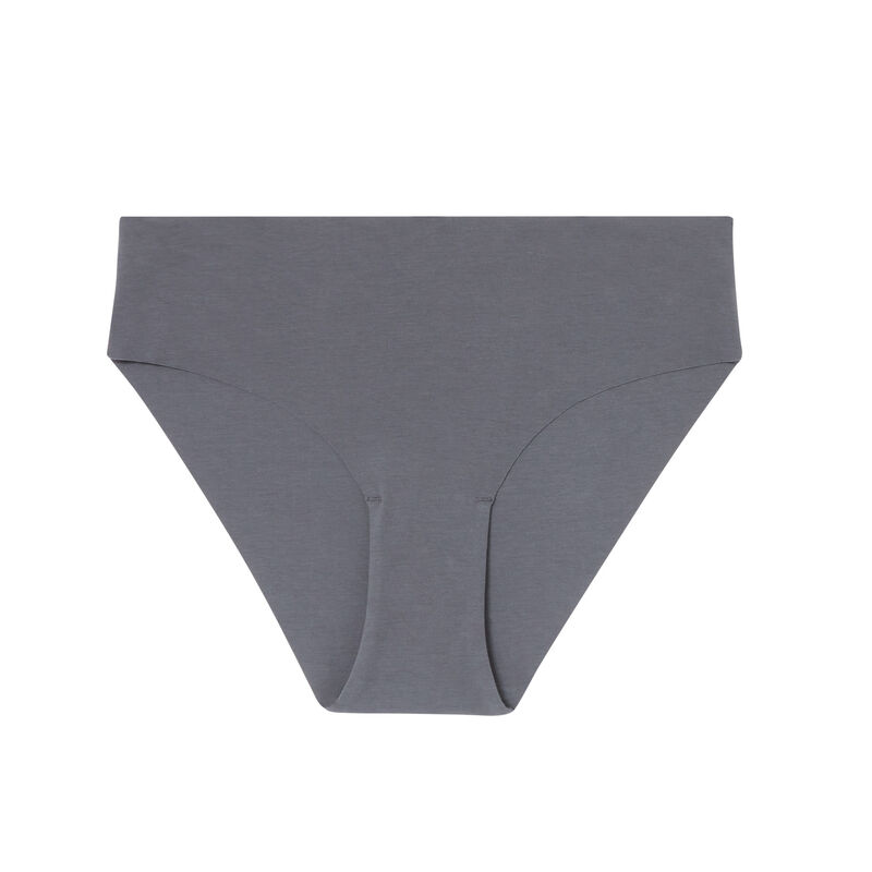 shorty en coton uni - gris shorty en coton uni - gris;