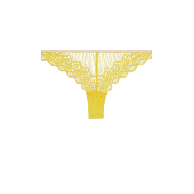 Tanga jaune cherriz Tanga jaune cherriz;