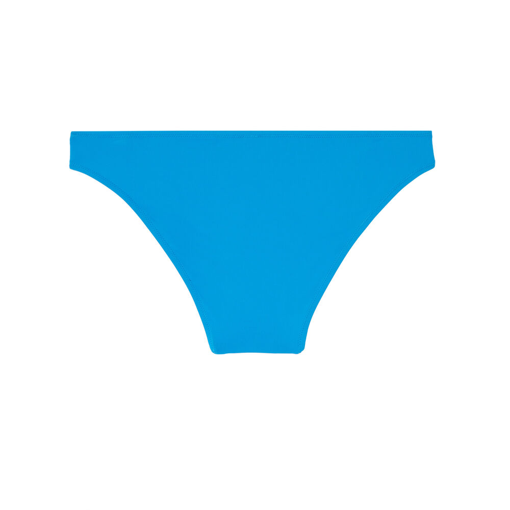 Effen bikinibroekje in slipvorm - blauw blauw.