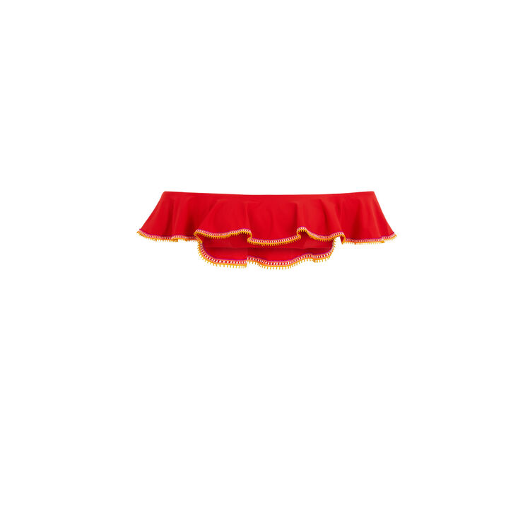 Haut de maillot de bain rouge tequiliz rouge.