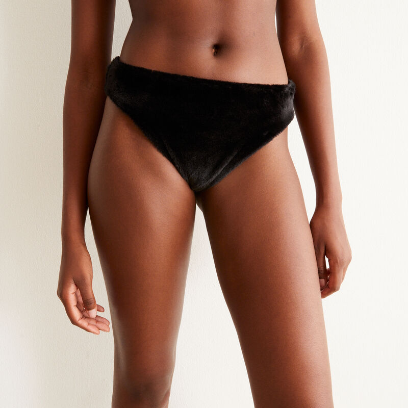 culotte fourrure lapinou - noir culotte fourrure lapinou - noir;