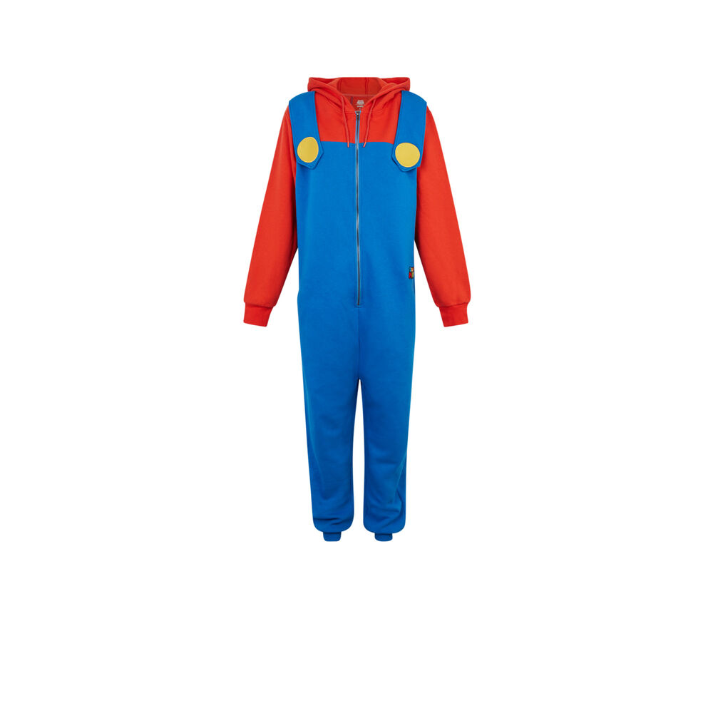 Combinaison mario - bleu bleu.