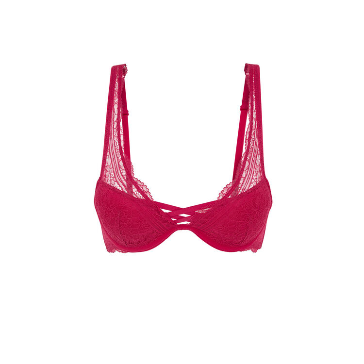 Soutien-gorge foulard push rose cerise everydayiz Soutien-gorge foulard push rose cerise everydayiz;