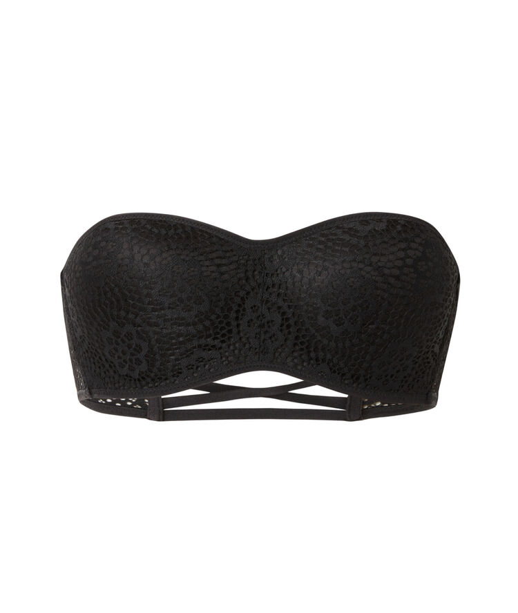 Soutien-gorge bandeau - noir noir.